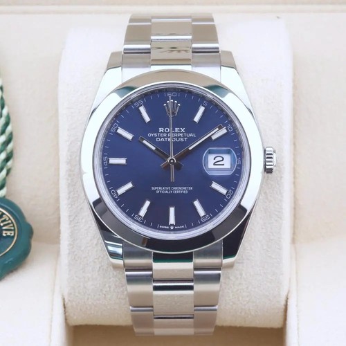 Rolex datejust 126300 blue - rolex, 41