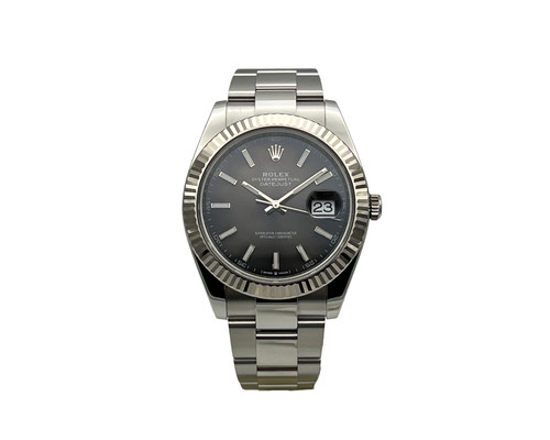 Rolex datejust 41mm rhodium - 41mm,