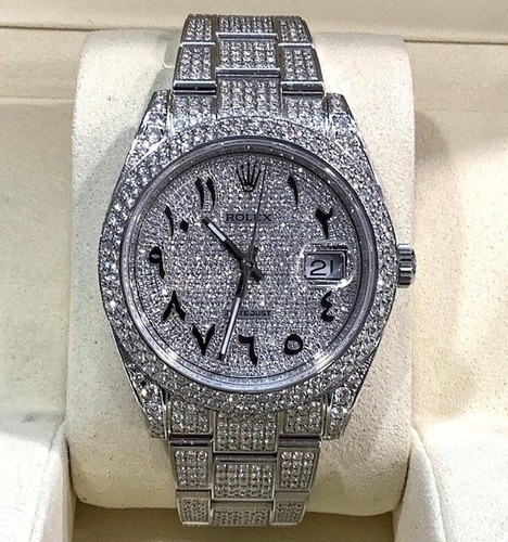 Rolex datejust diamond set - rolex,