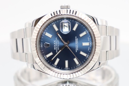 Rolex date just 41mm blue - ii,