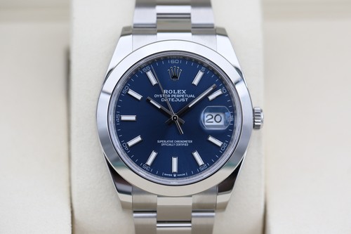 Rolex 126300 blue - rolex,